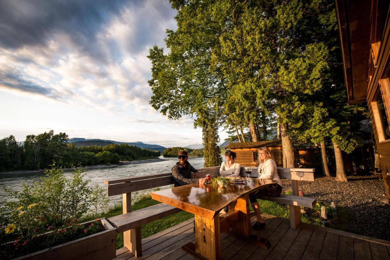 Skeena River House Bed&Breakfast Terrace Buitenkant foto